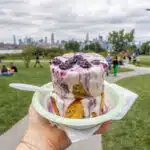 Eten in New York - Asian Soufflé Blueberry Cheesecake Pancakes @ Fluffy's