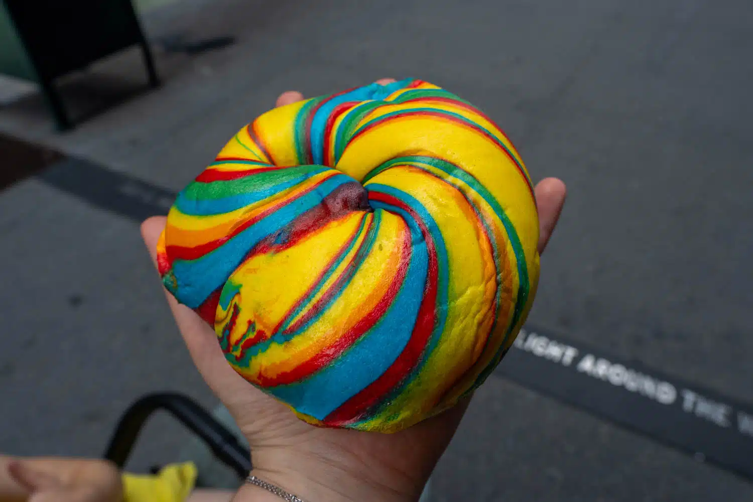 Eten in New York - Rainbow Bagel & Liberty Bagels