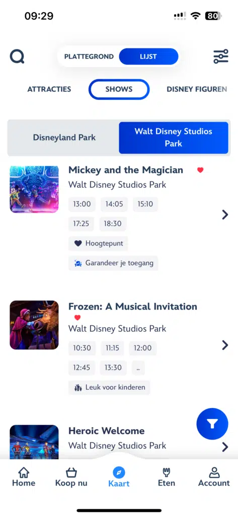 App Disneyland Parijs