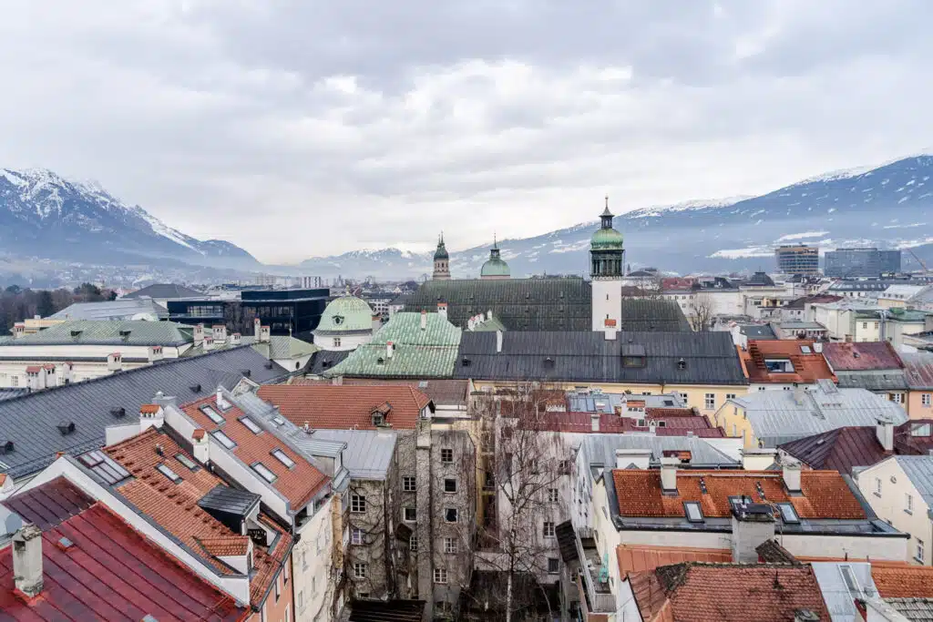 Uitzicht op Innsbruck