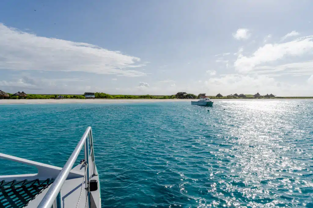Catamaran naar Klein Curaçao