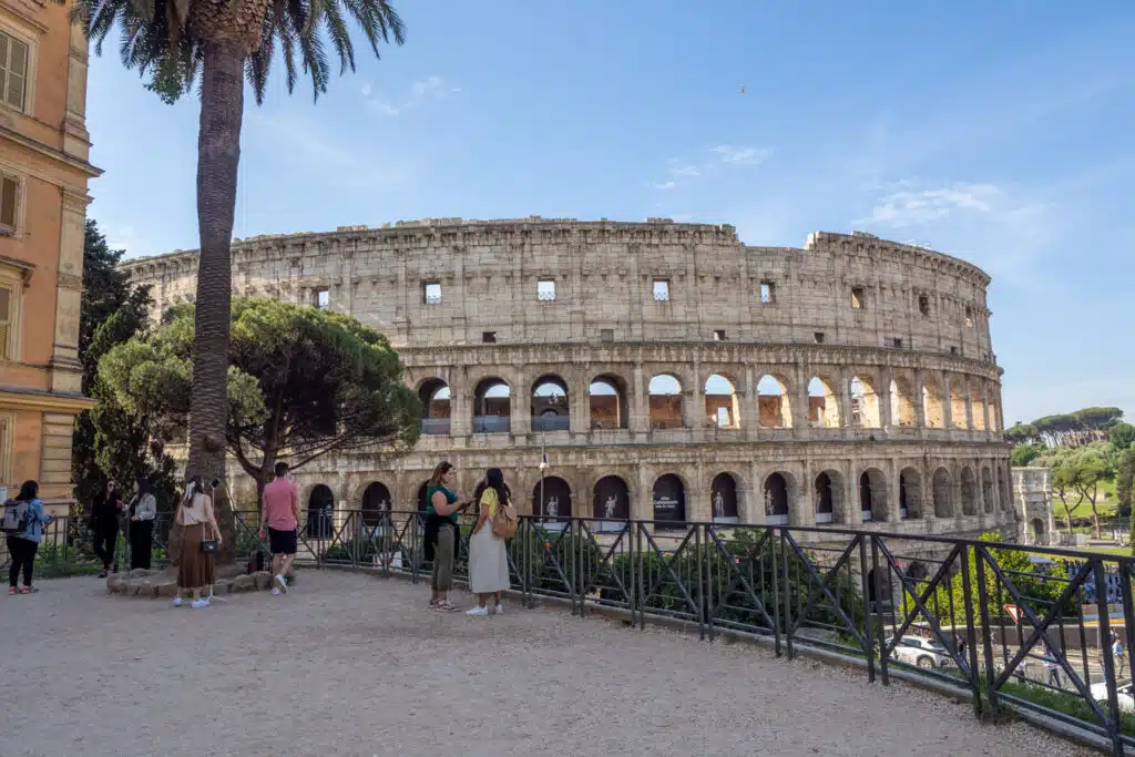 Wat te doen in Rome - Uitzicht op het Colosseum