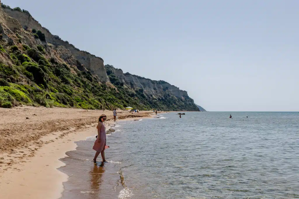 Stranden Zuiden Corfu