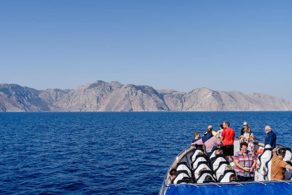 Speedboot naar Symi