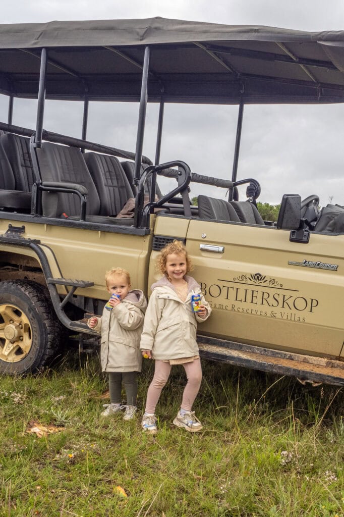 Botlierskop Zuid-Afrika - Pauze tijdens Game Drive