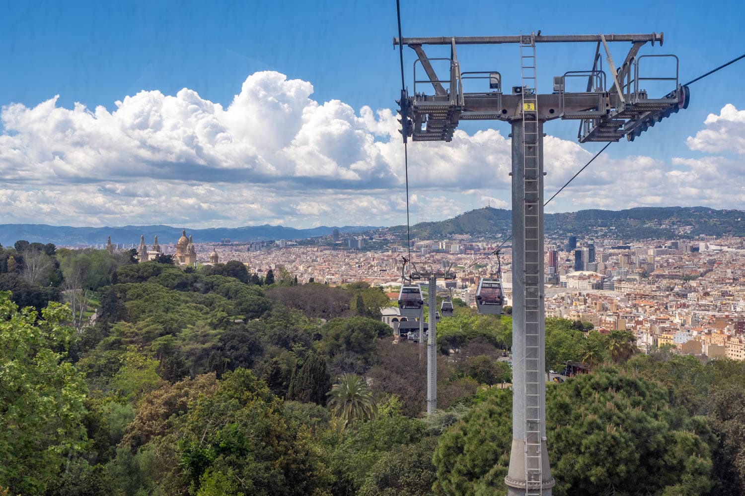 Doen in Barcelona - Montjuïc kabelbaan