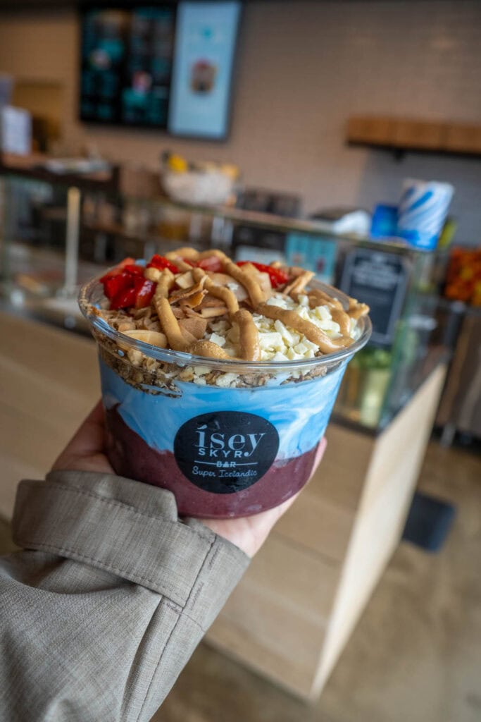 Eten op Vestmannaeyjar - Isey Skyr Bar