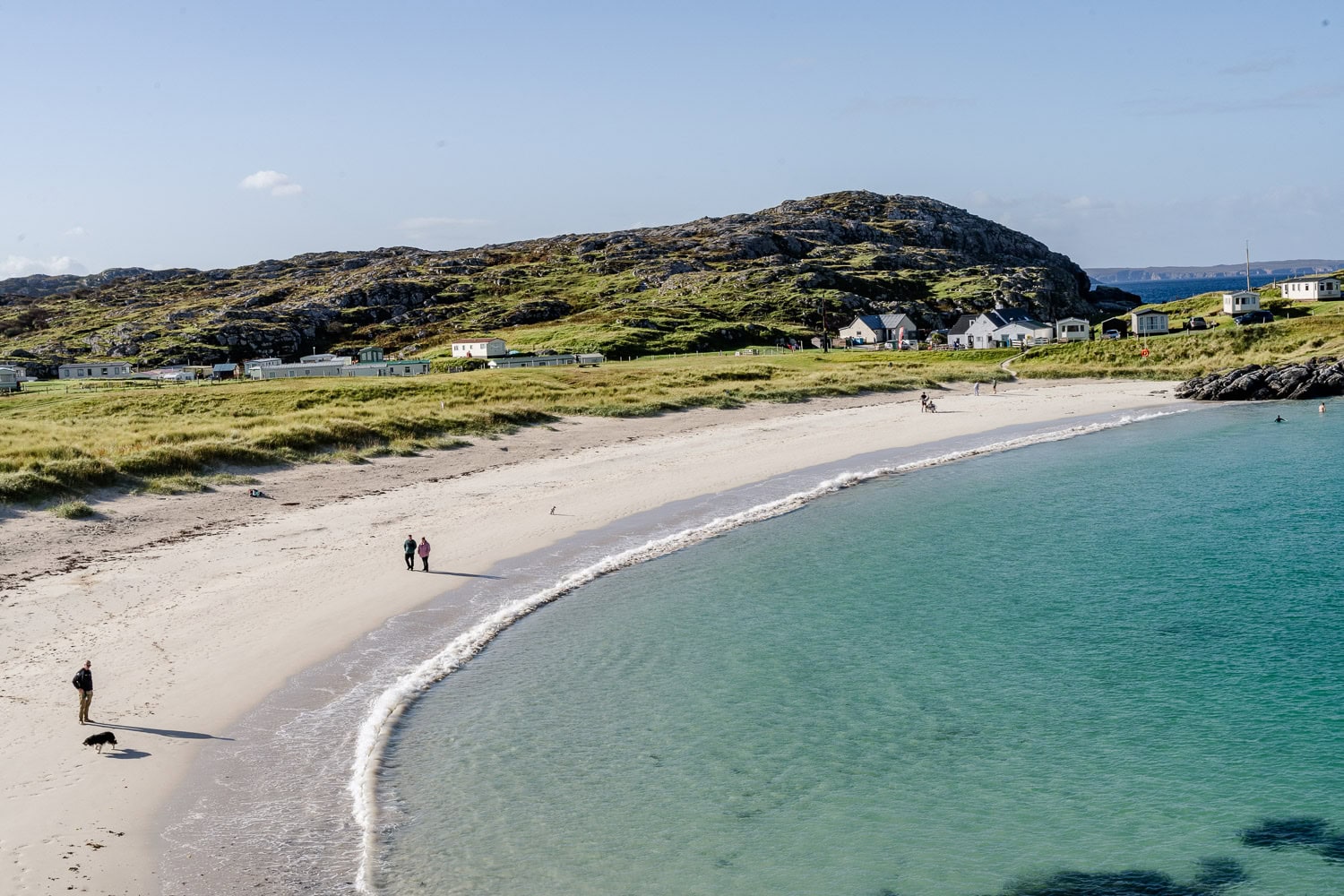 Acgmelvich Beach in Schotland