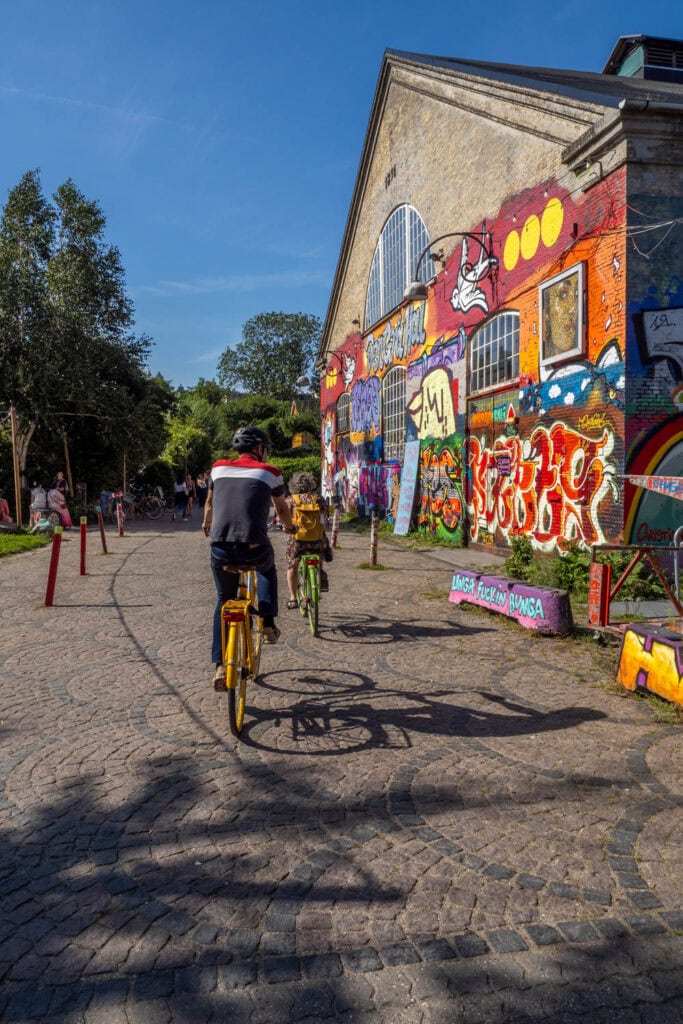 Fietsen in Kopenhagen - Christiania