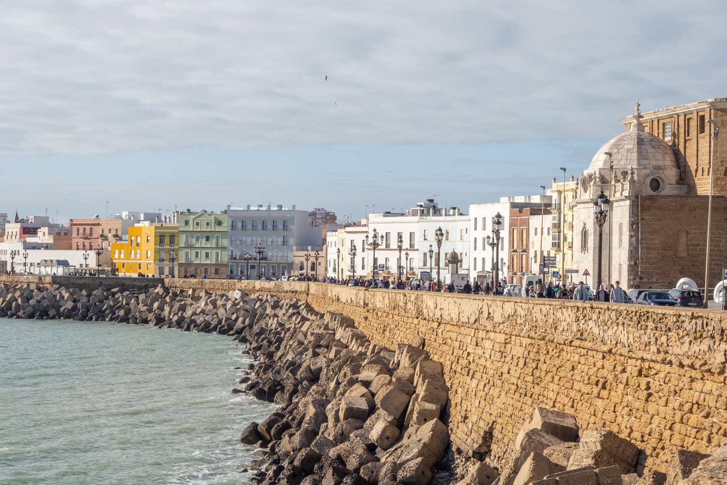 Doen in Cádiz - Uitzicht vanaf Avenida Campo del Sur