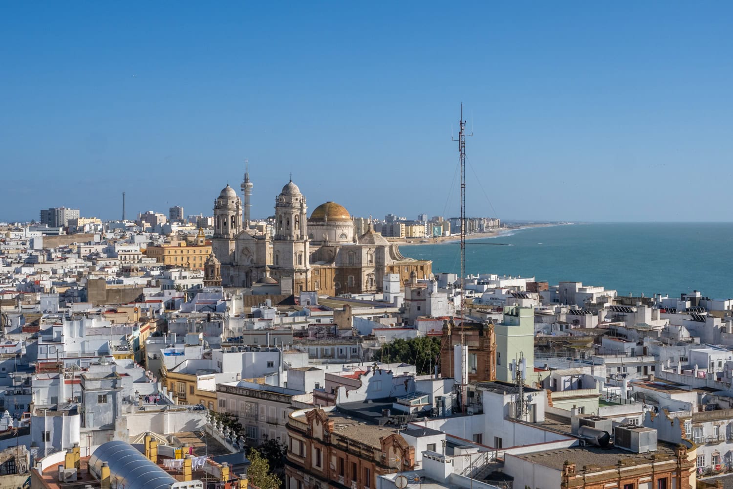 Doen in Cádiz - Uitzicht vanaf Torre Tavira