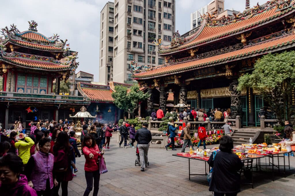 Lungshan Tempel in Taipei