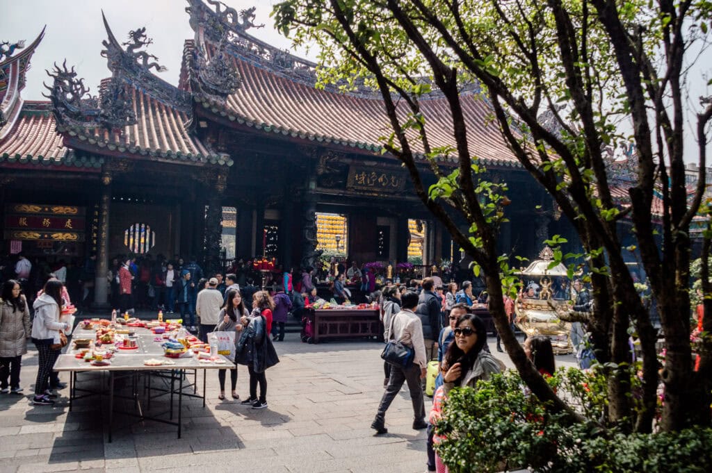 Lungshan Tempel in Taipei