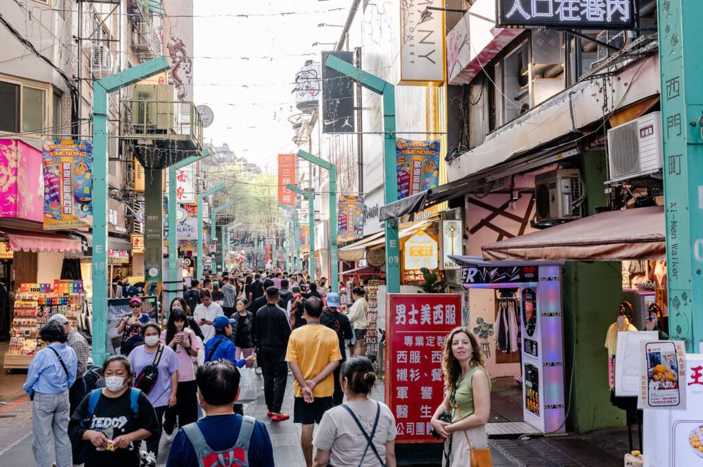 Ximending in Taipei