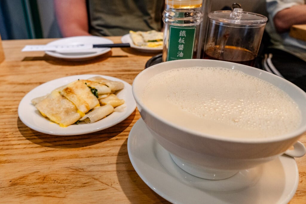 Sojamelk in Taiwan