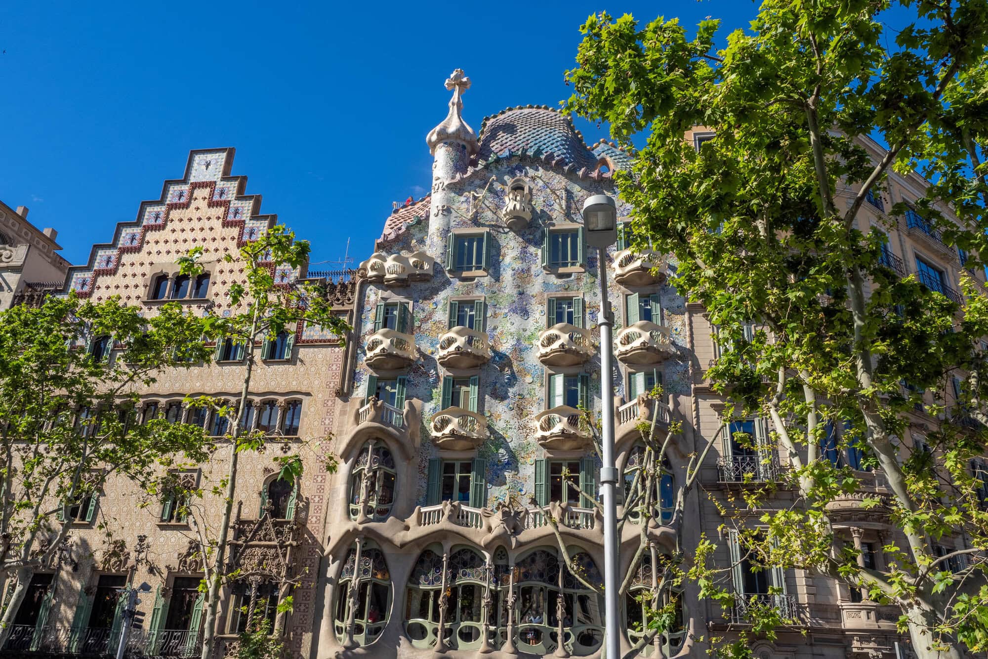Barcelona in één dag - uitzicht vanuit de hop-on hop-off bus