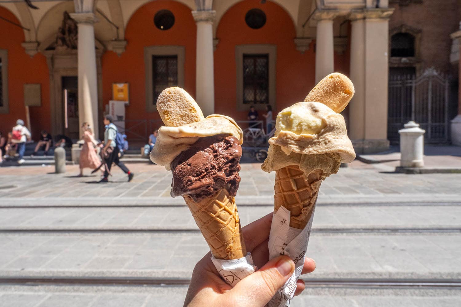 Doen in Bologna - IJs eten