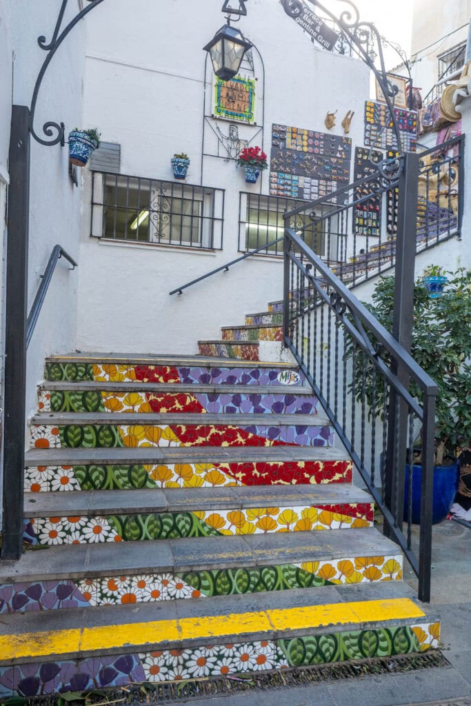 Doen in Mijas - Flower Stairs