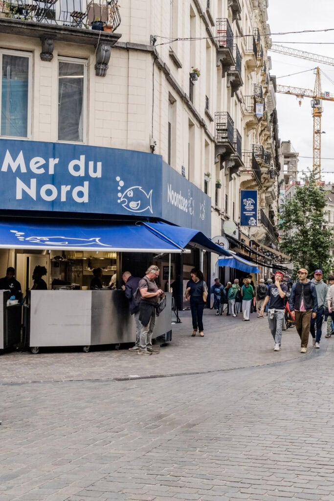 Mosselen eten Brussel