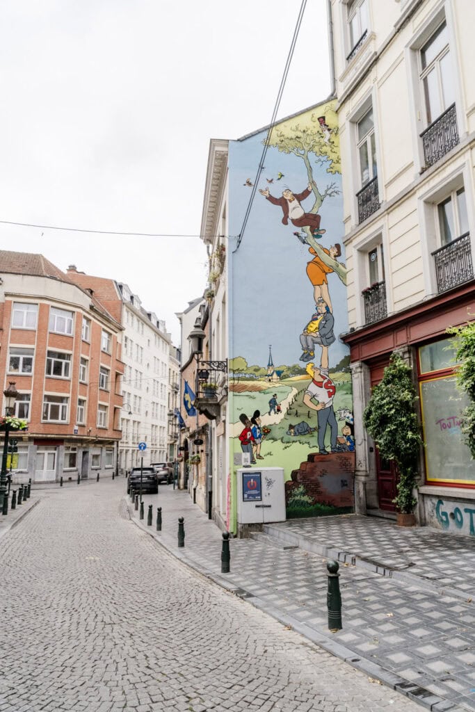 Wat te doen in Brussel - Striproute