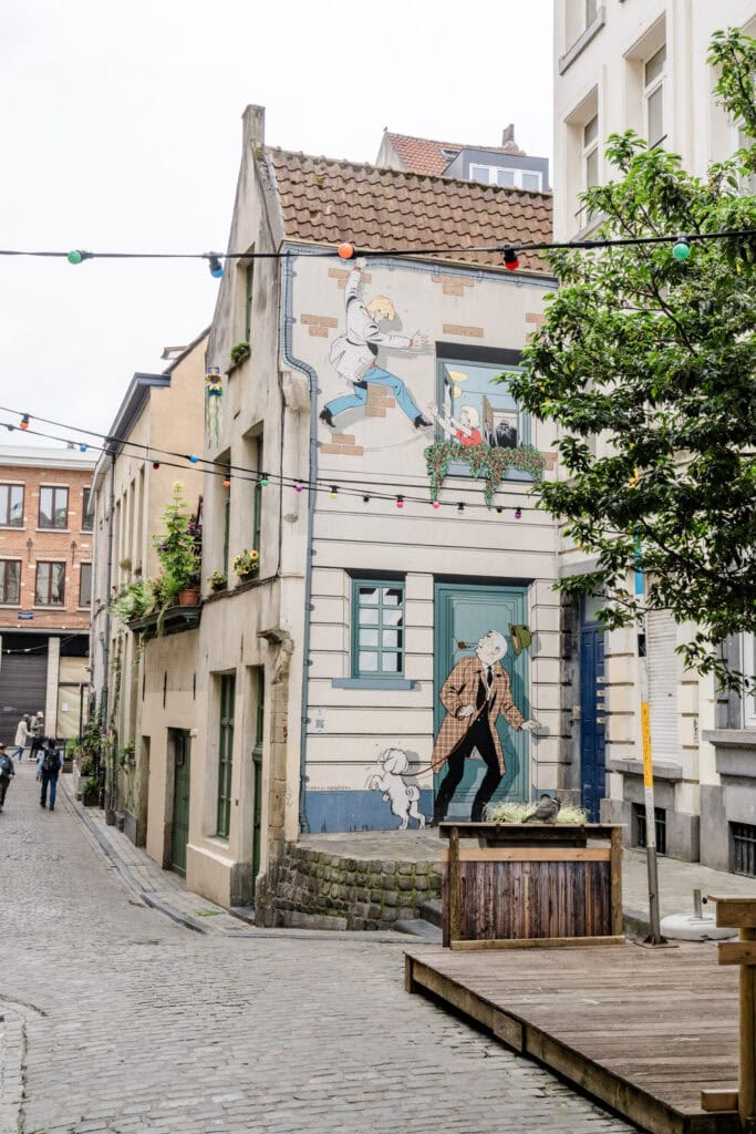 Wat te doen in Brussel - Striproute
