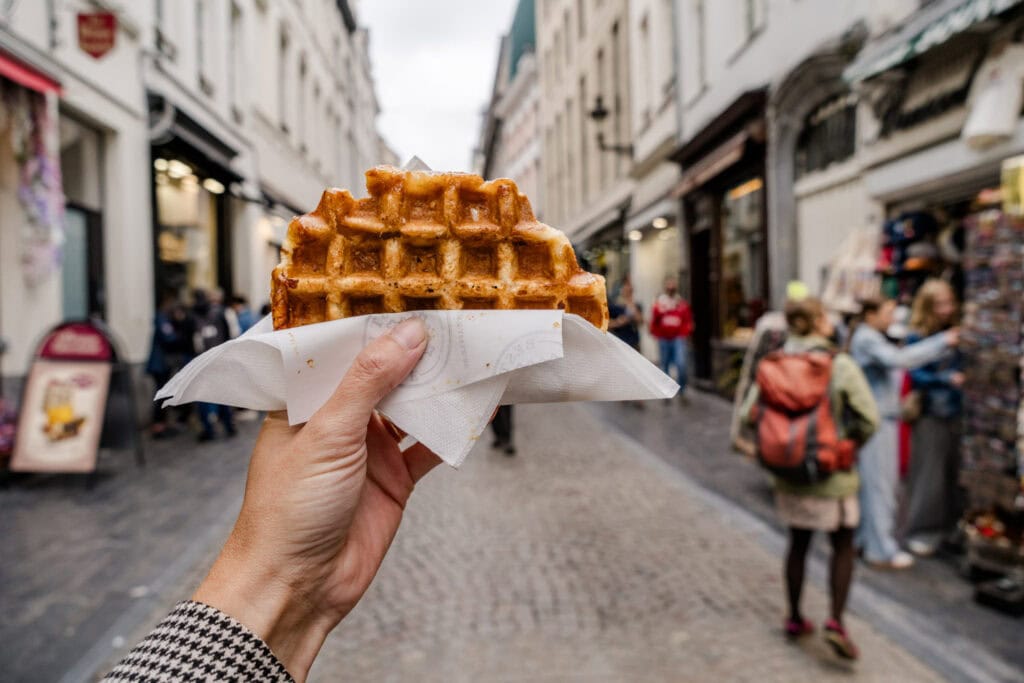Doen in Brussel - wafels eten