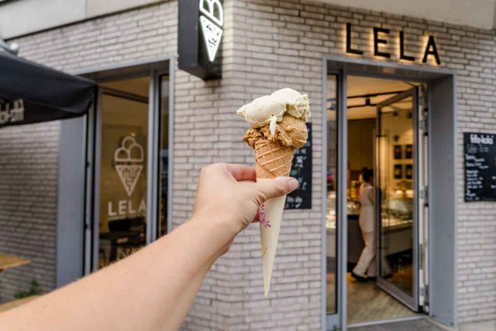 Lekker eten en drinken Hamburg - LELA Eis