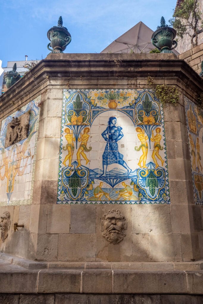 Barcelona in één dag - Font de Santa Anna