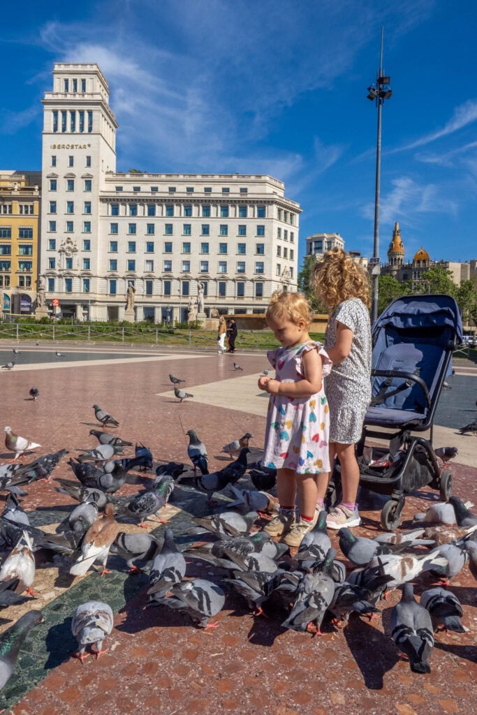 Barcelona in één dag - Placa de Catalunya