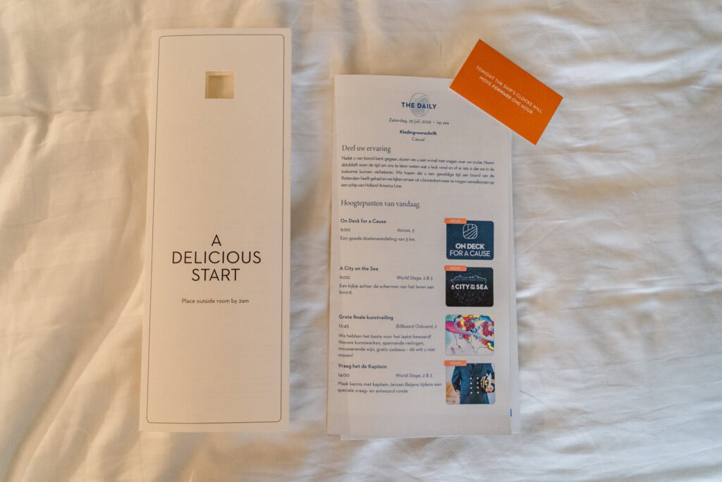 Holland America Line The Daily