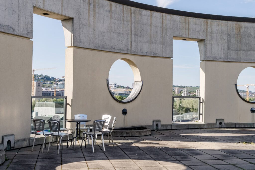 Wat te doen in Stuttgart - uitzicht vanaf Staatsgallerie