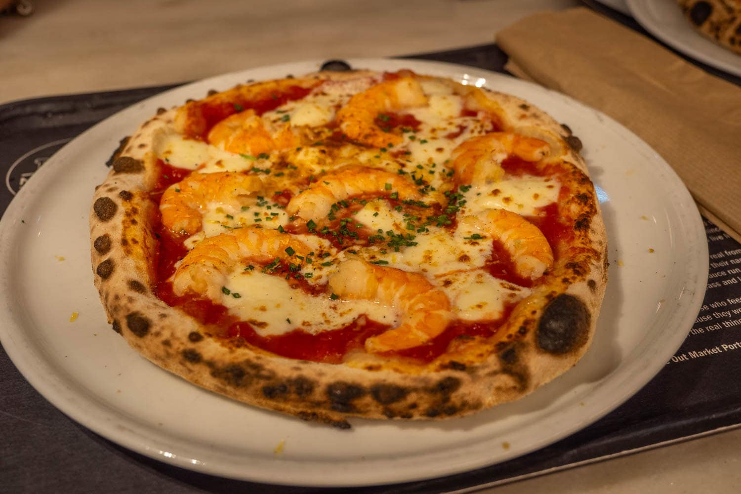 Eten in Porto - Okra pizza