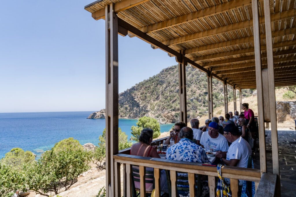 Lekker eten en drinken Karpathos -Apella Taverna