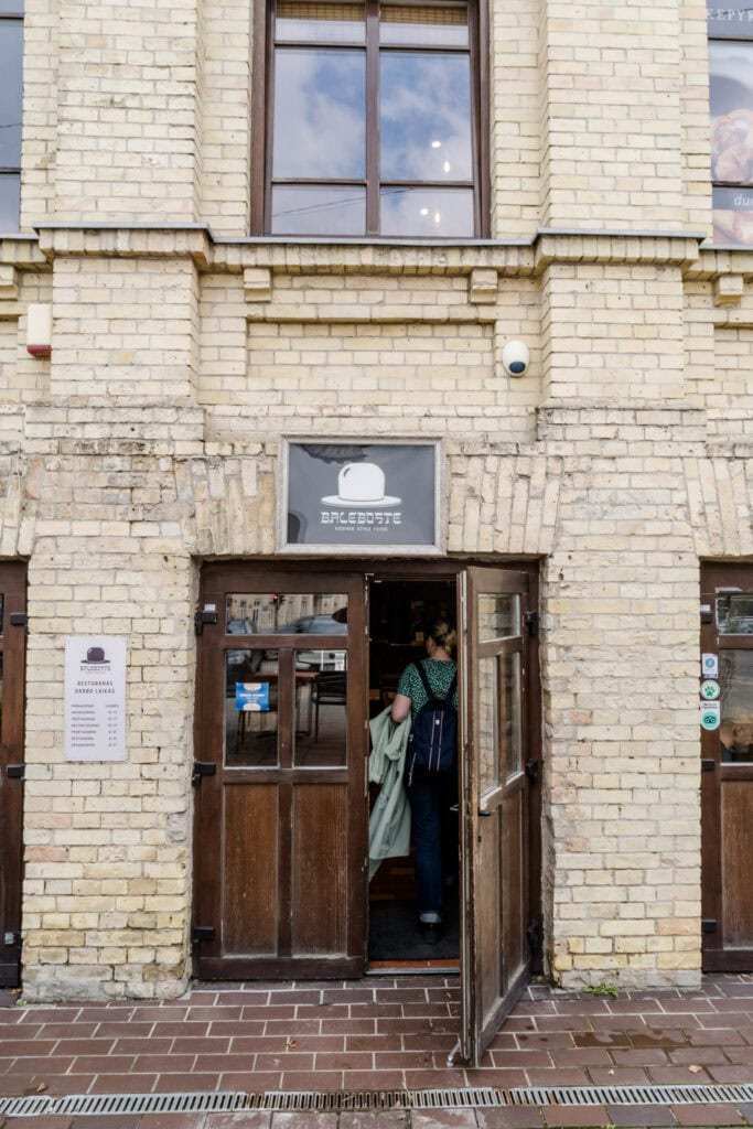 Lekker eten Vilnius - Baleboste