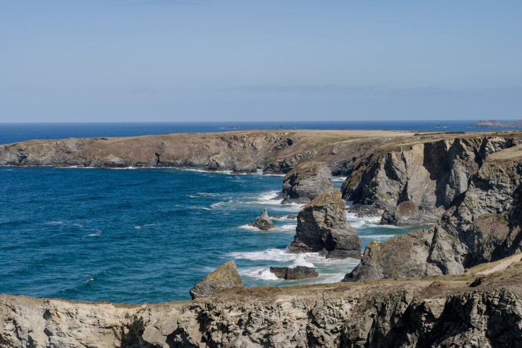 Mooiste plekken Cornwall - Bedruthan Steps
