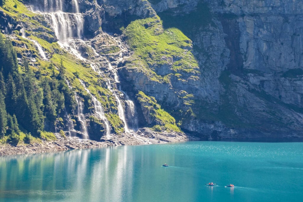 Oeschinensee - roeiboot huren
