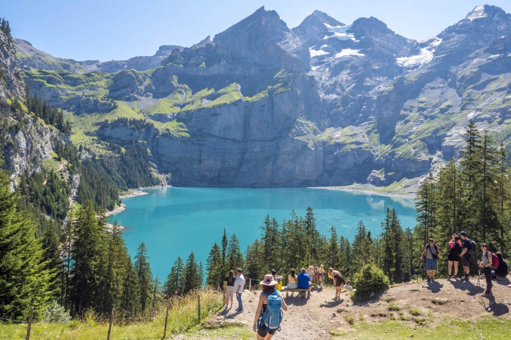 Oeschinensee - route C en D