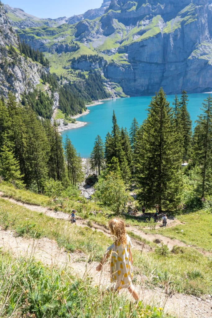 Oeschinensee - route C en D