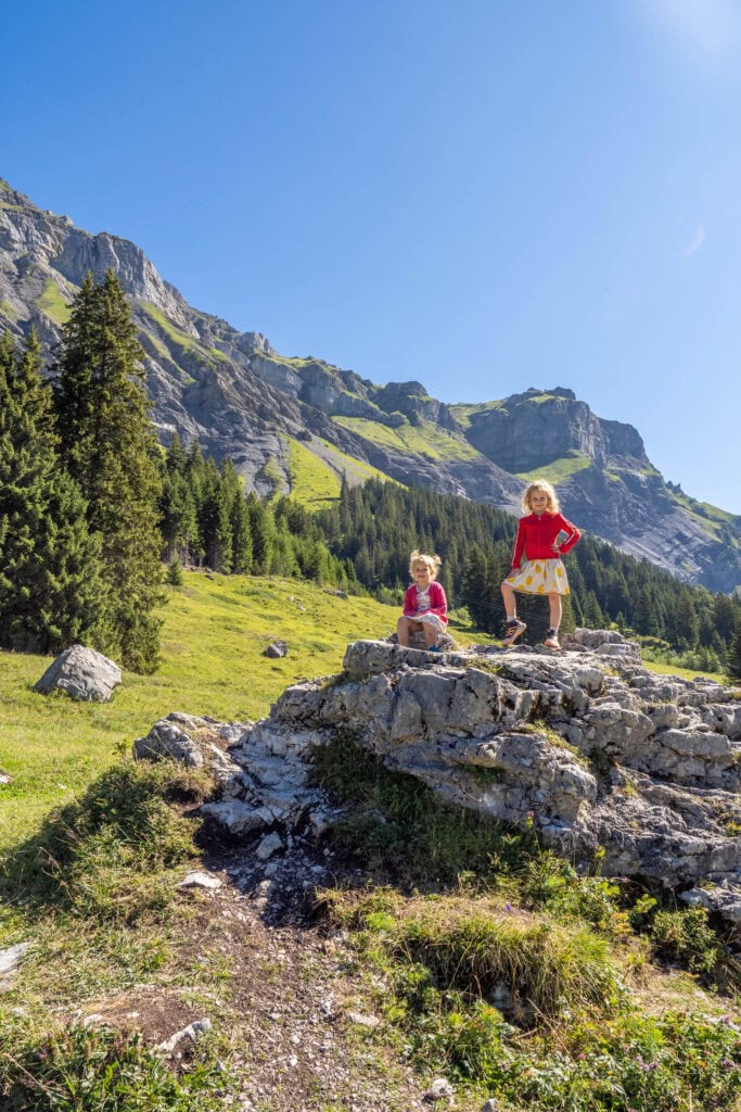 Oeschinensee - route C en D