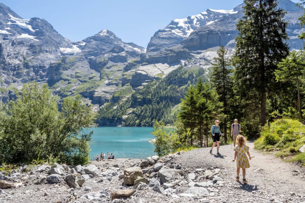 Oeschinensee - route C en D