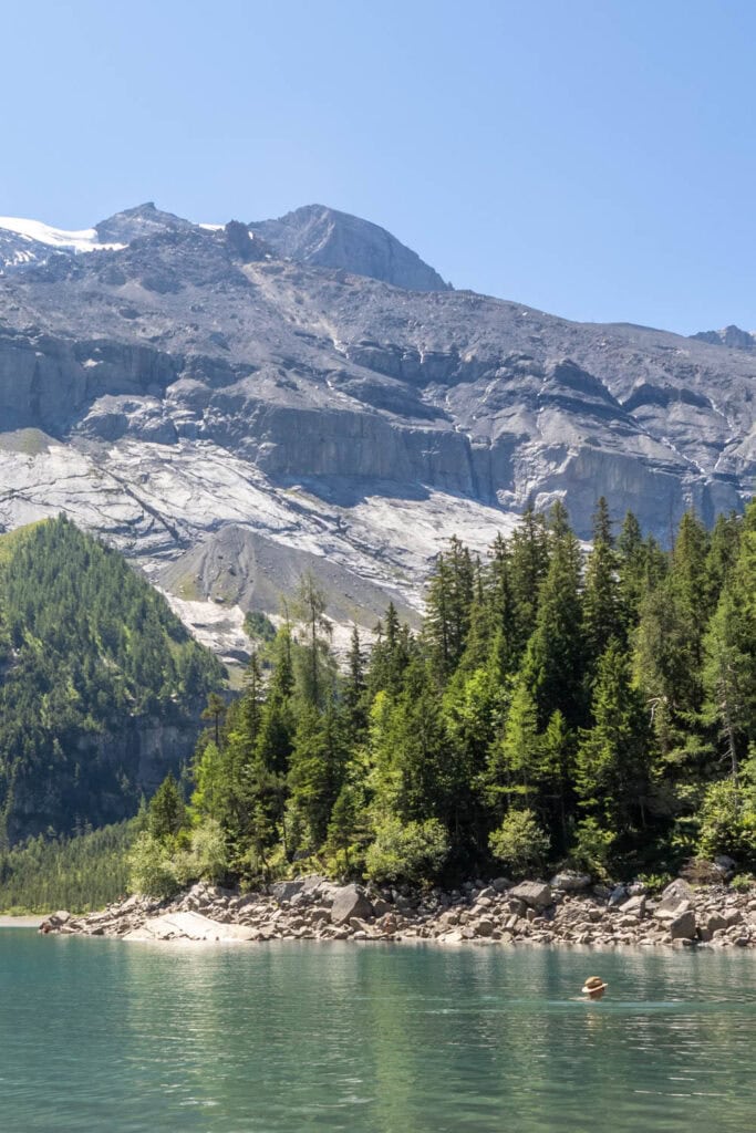 Oeschinensee - zwemmen