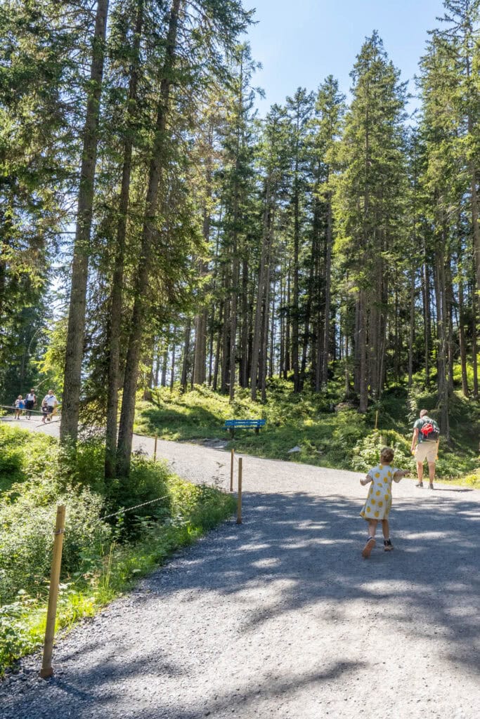 Wandelen naar de Oeschinensee