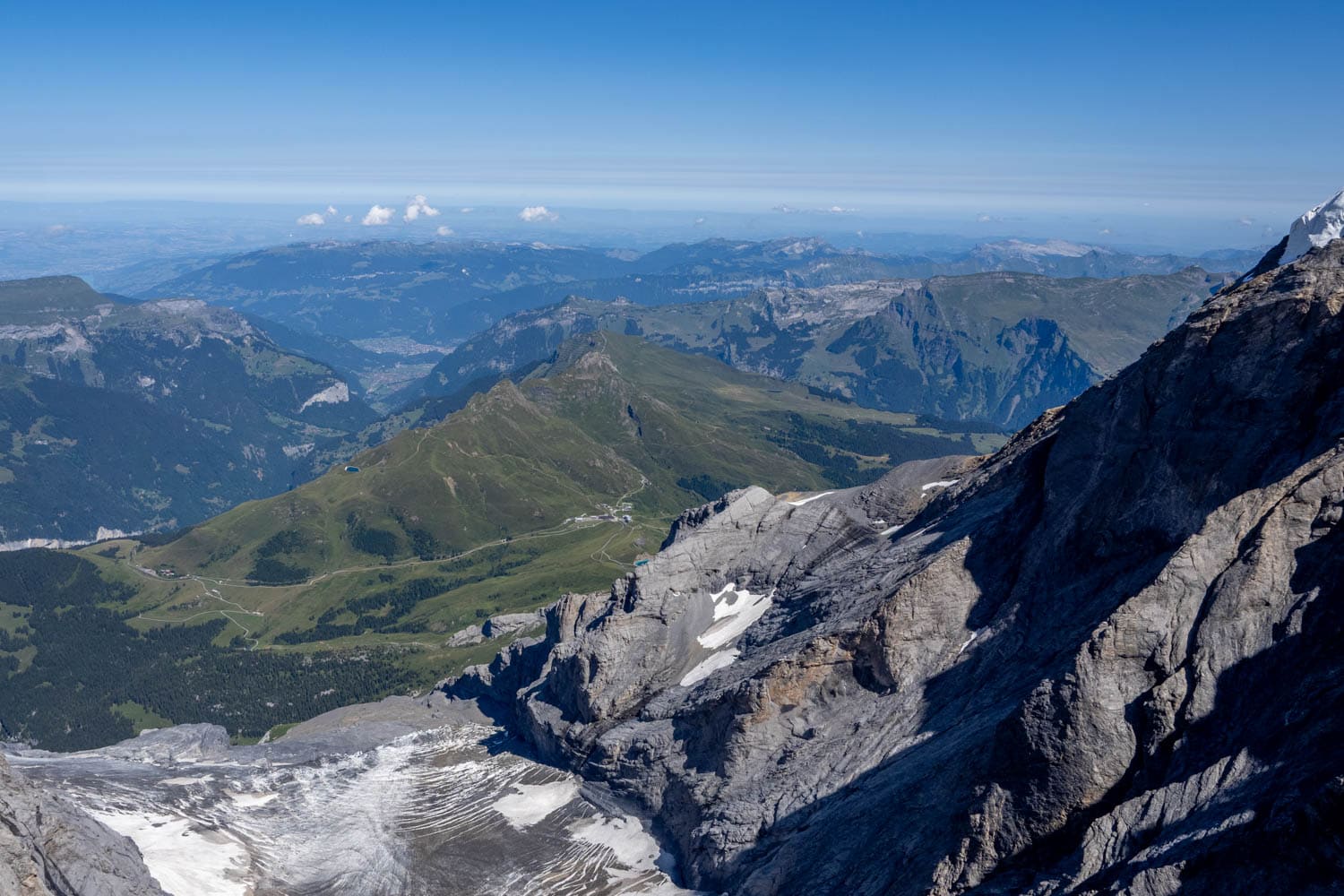 Jungfraujoch - uitzicht