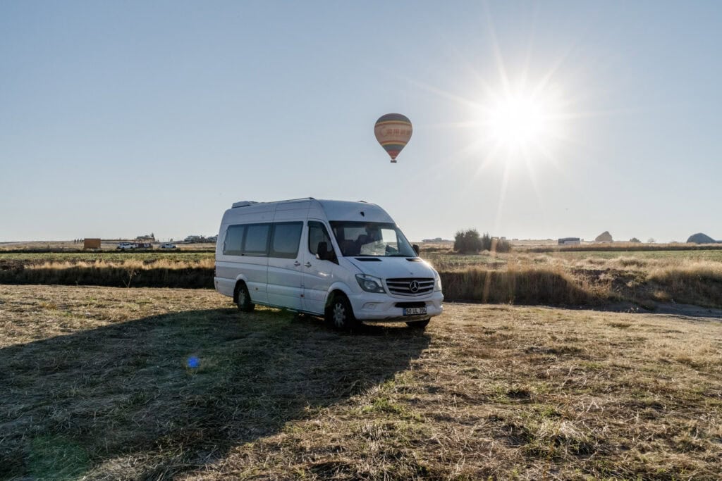 Na de luchtballonvaart in Cappadocië