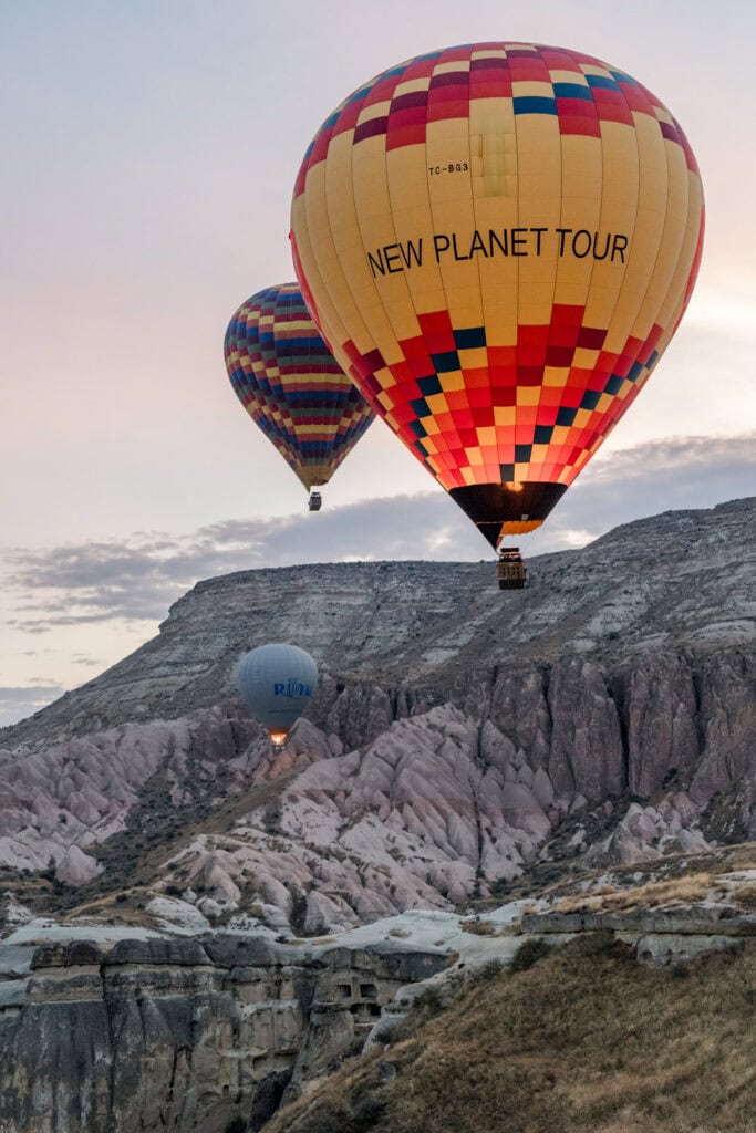 Luchtballonvaart Cappadocië