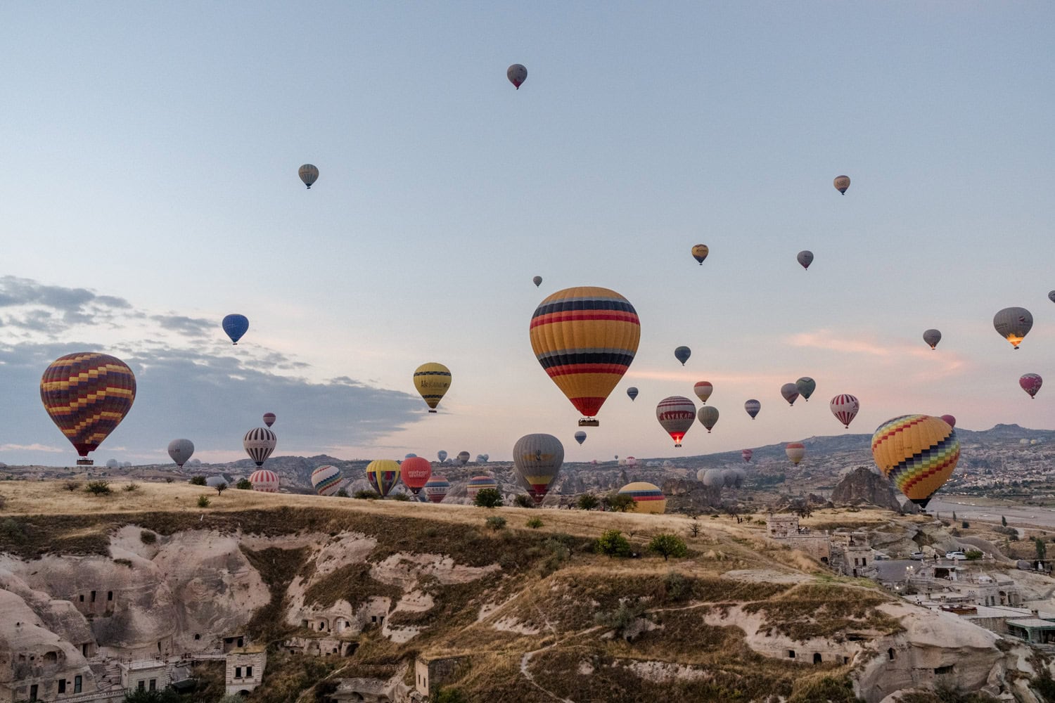 Luchtballonvaart Cappadocië