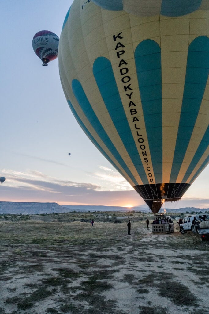 Luchtballonvaart Cappadocië