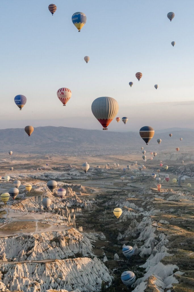 Luchtballonvaart Cappadocië